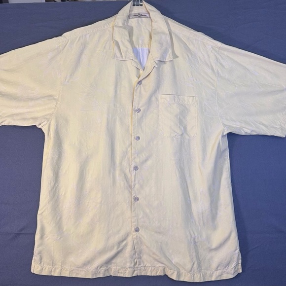 Elegant Yellow Silk Shirt tommy bahamma - Picture 7 of 8